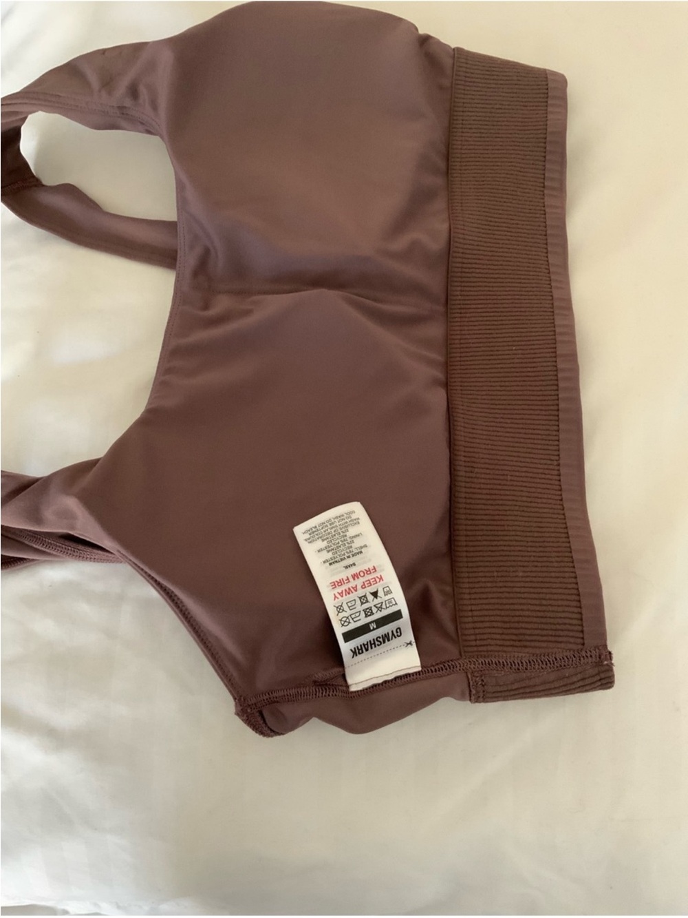 Gymshark Seamless Sports Bra in Mauve Brown